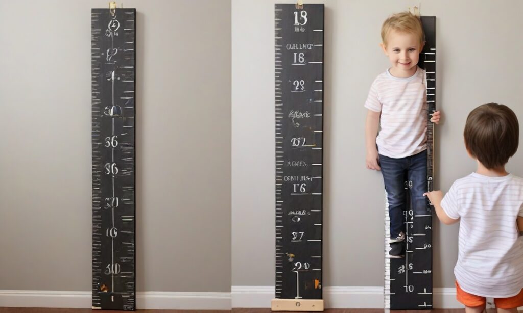 Canvas Ruler Growth Chart: Track Your Child's Growth